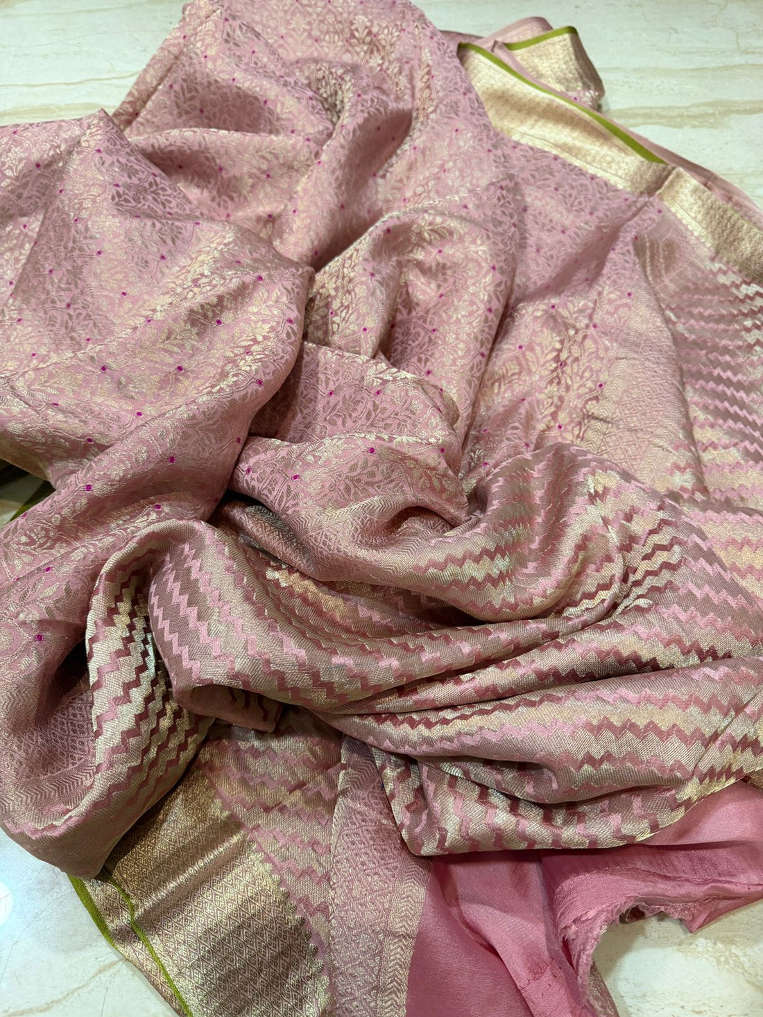 Pure Mysore Brocade Crepe Silk Saree
