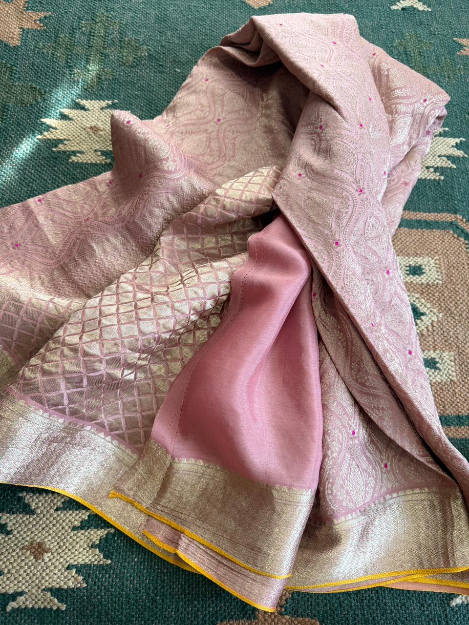 Pure Mysore Brocade Crepe Silk Saree