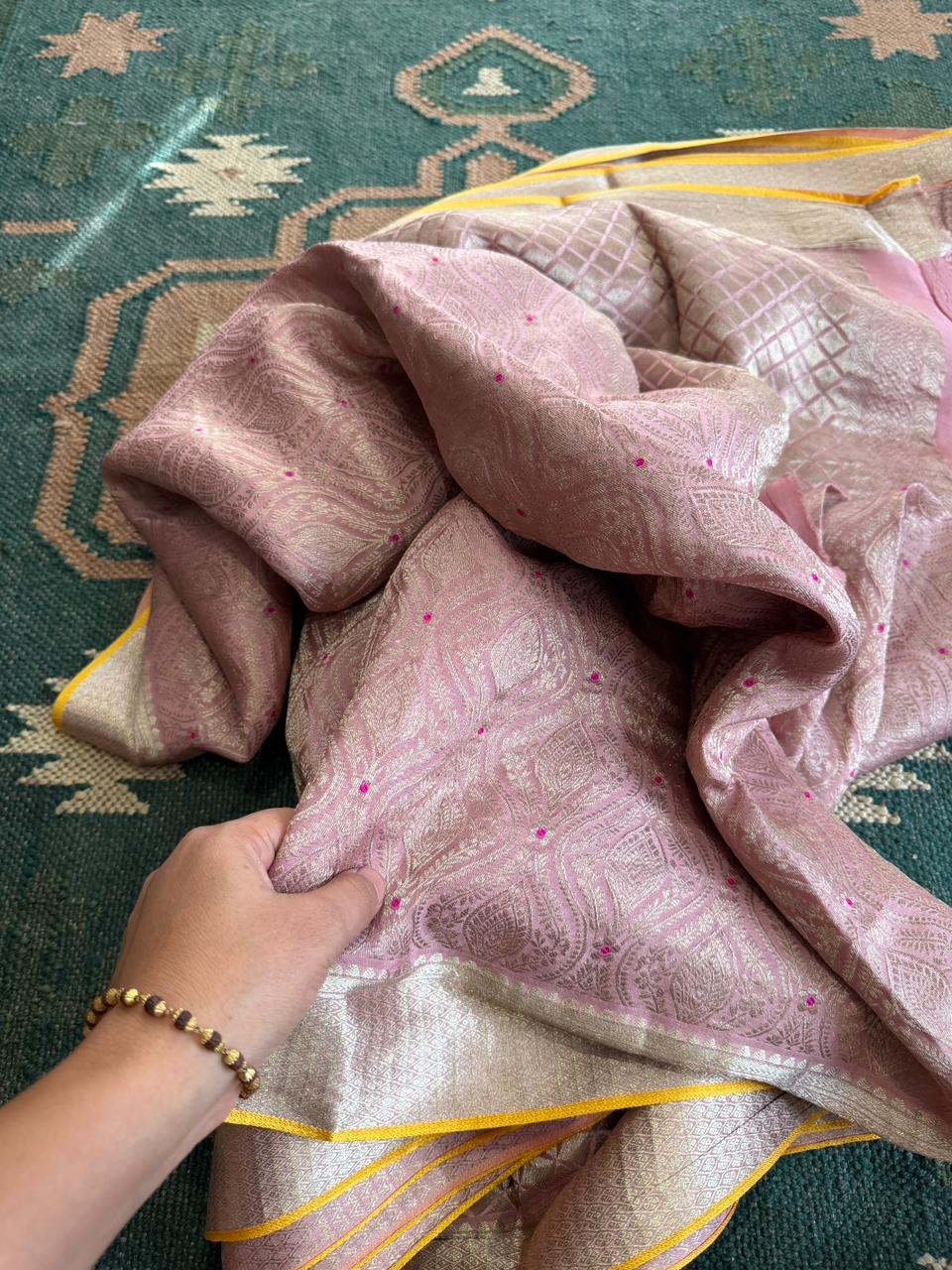 Pure Mysore Brocade Crepe Silk Saree