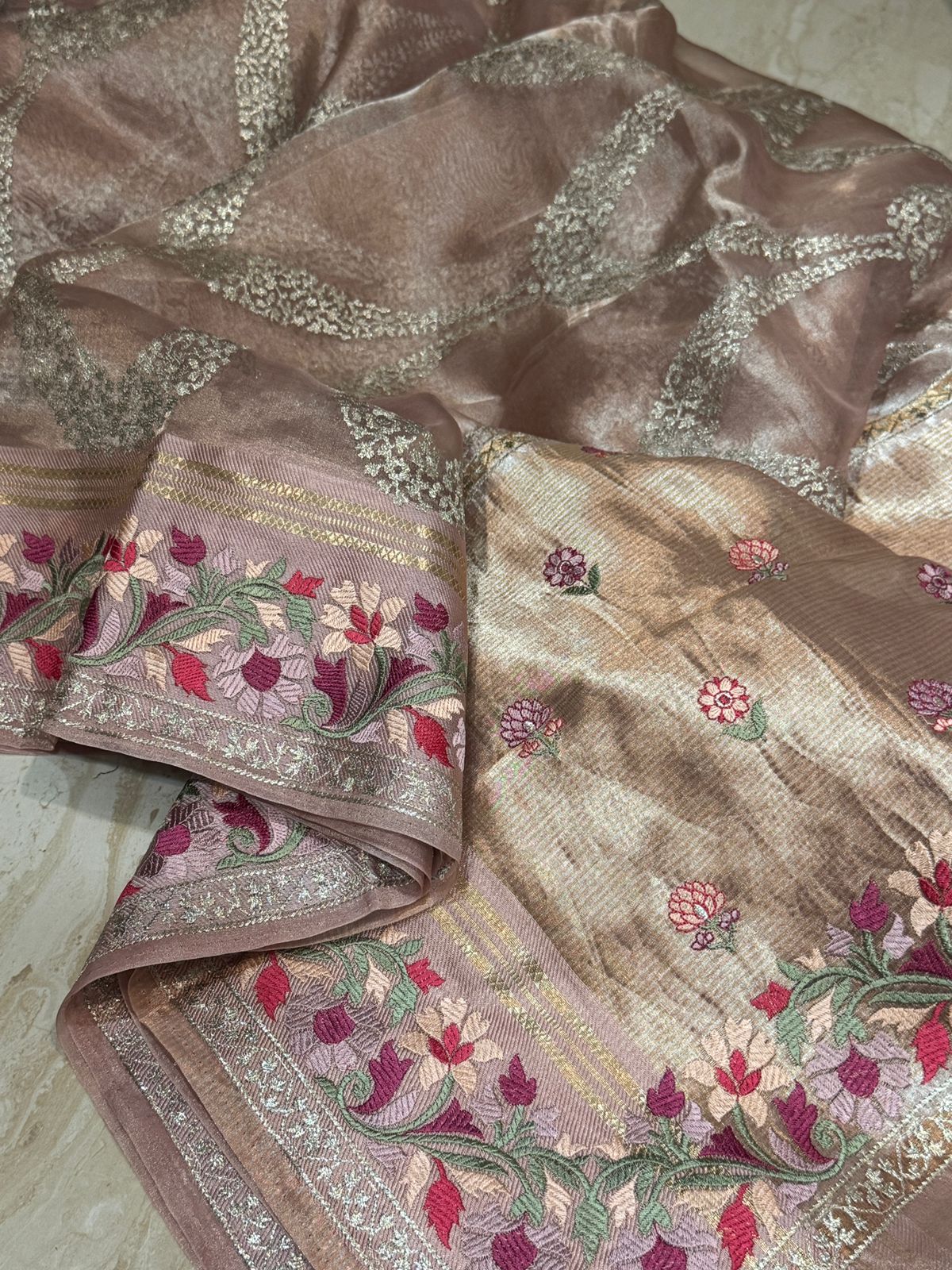 Exclusive Banarasi Soft Tissue Silk Saree