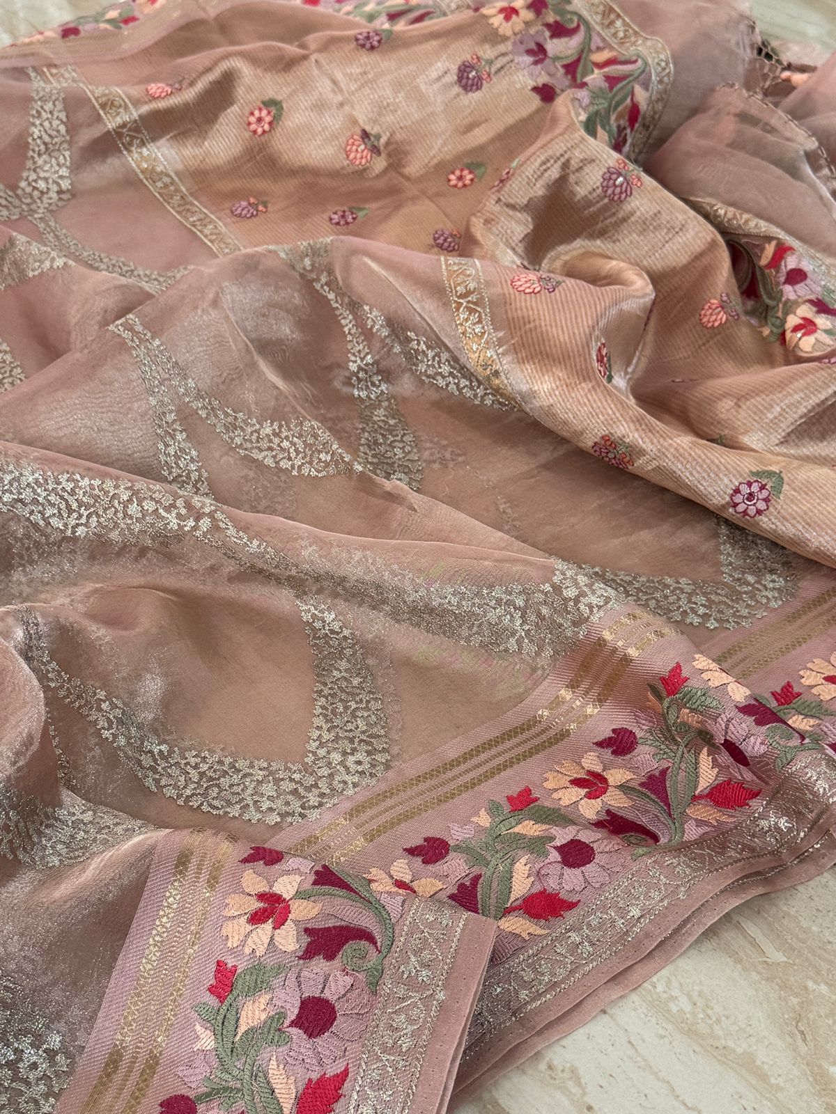 Exclusive Banarasi Soft Tissue Silk Saree