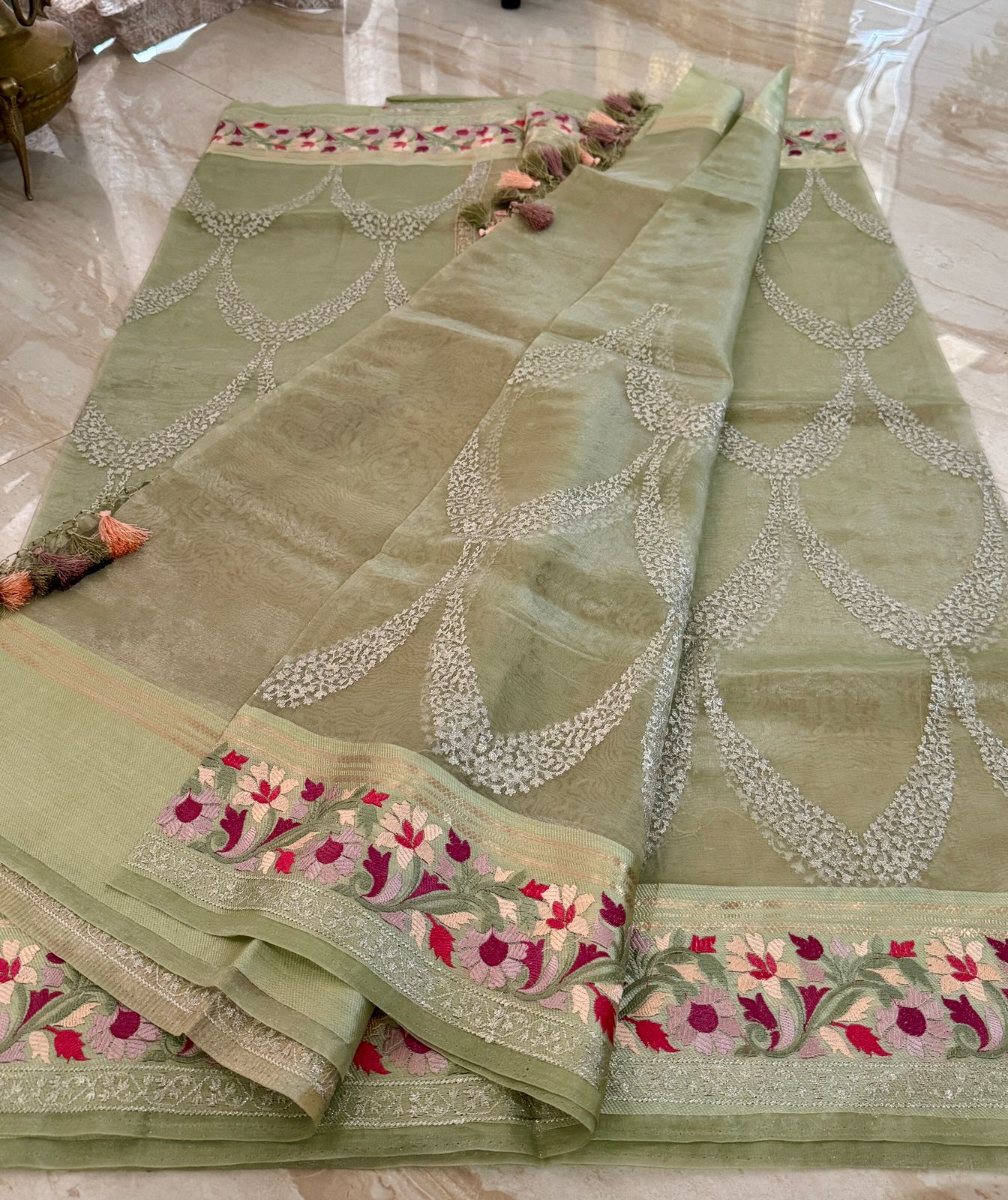 Exclusive Banarasi Soft Tissue Silk Saree