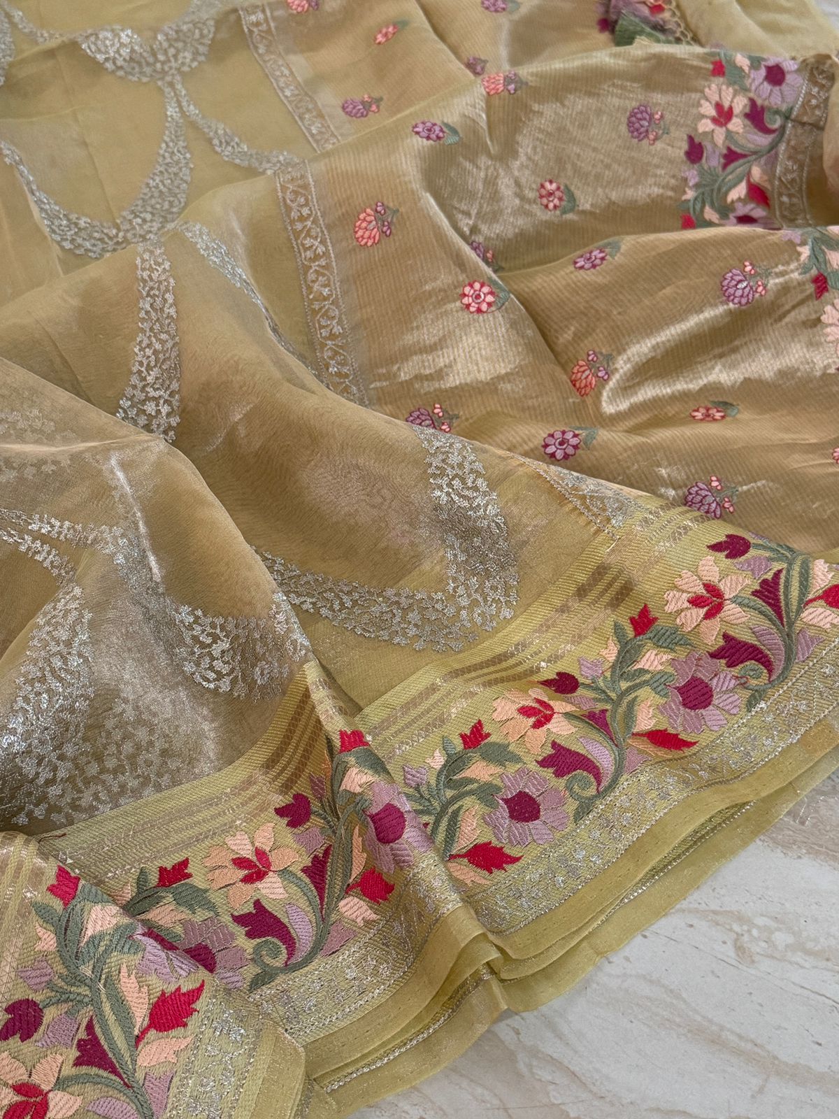 Exclusive Banarasi Soft Tissue Silk Saree