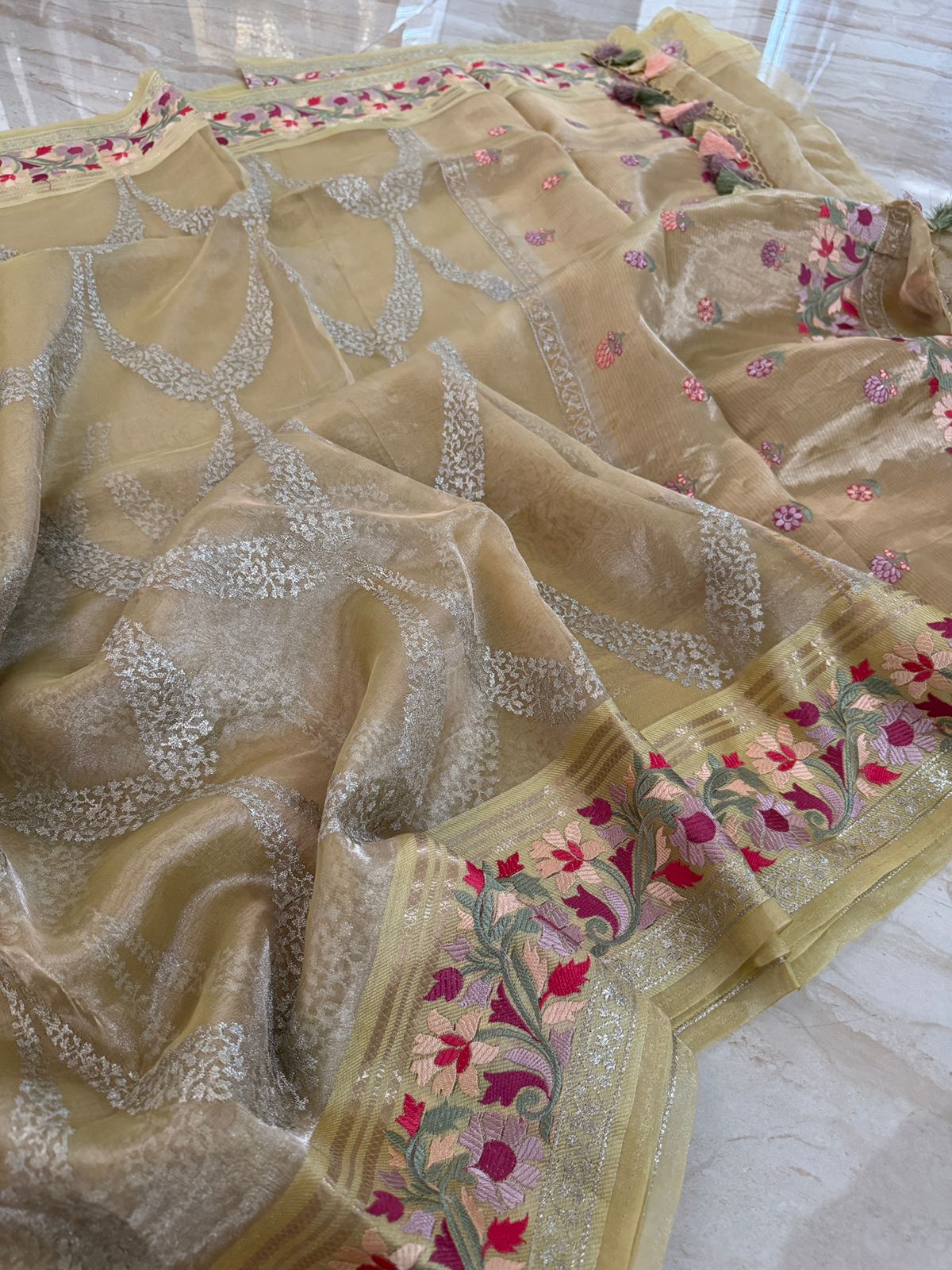 Exclusive Banarasi Soft Tissue Silk Saree