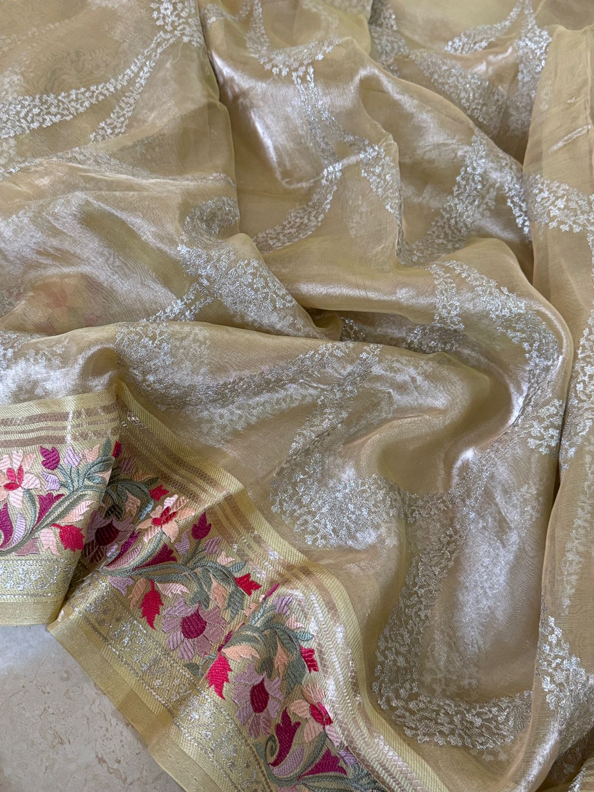 Exclusive Banarasi Soft Tissue Silk Saree