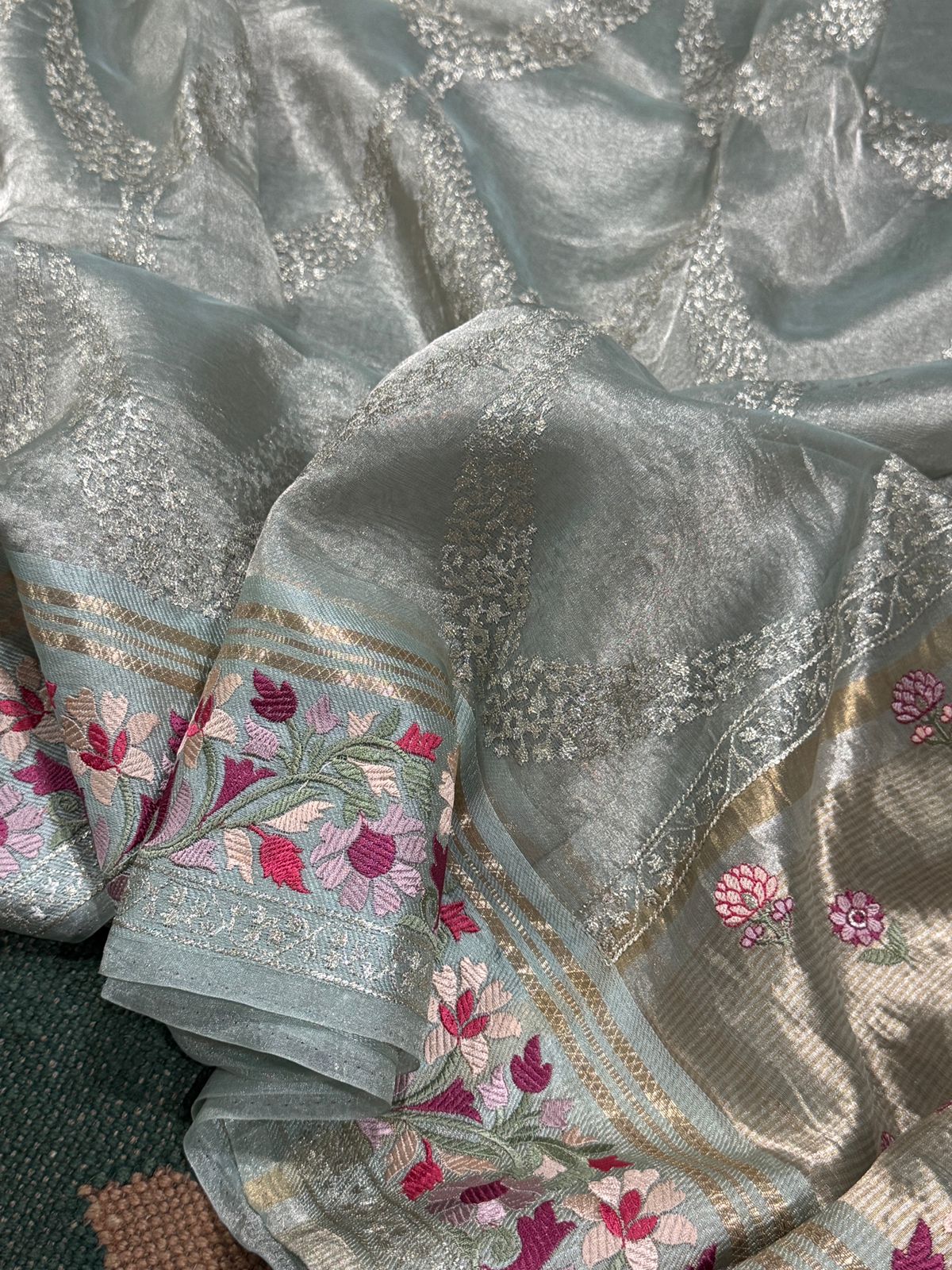 Exclusive Banarasi Soft Tissue Silk Saree