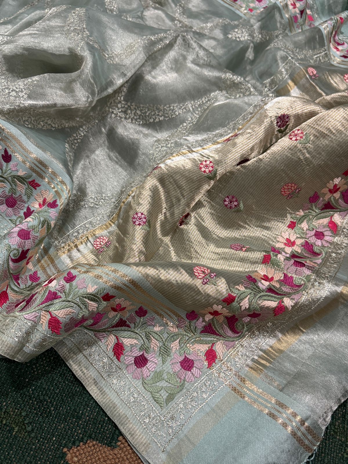 Exclusive Banarasi Soft Tissue Silk Saree