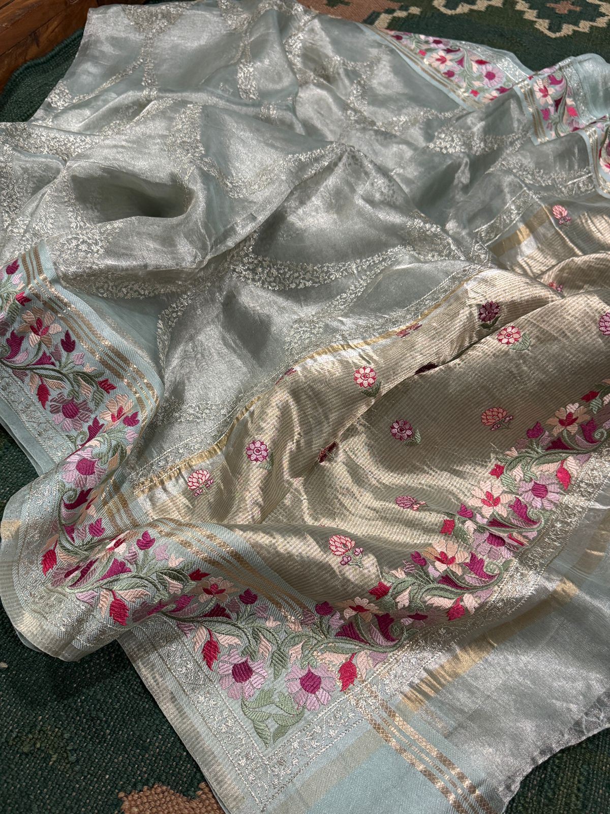 Exclusive Banarasi Soft Tissue Silk Saree