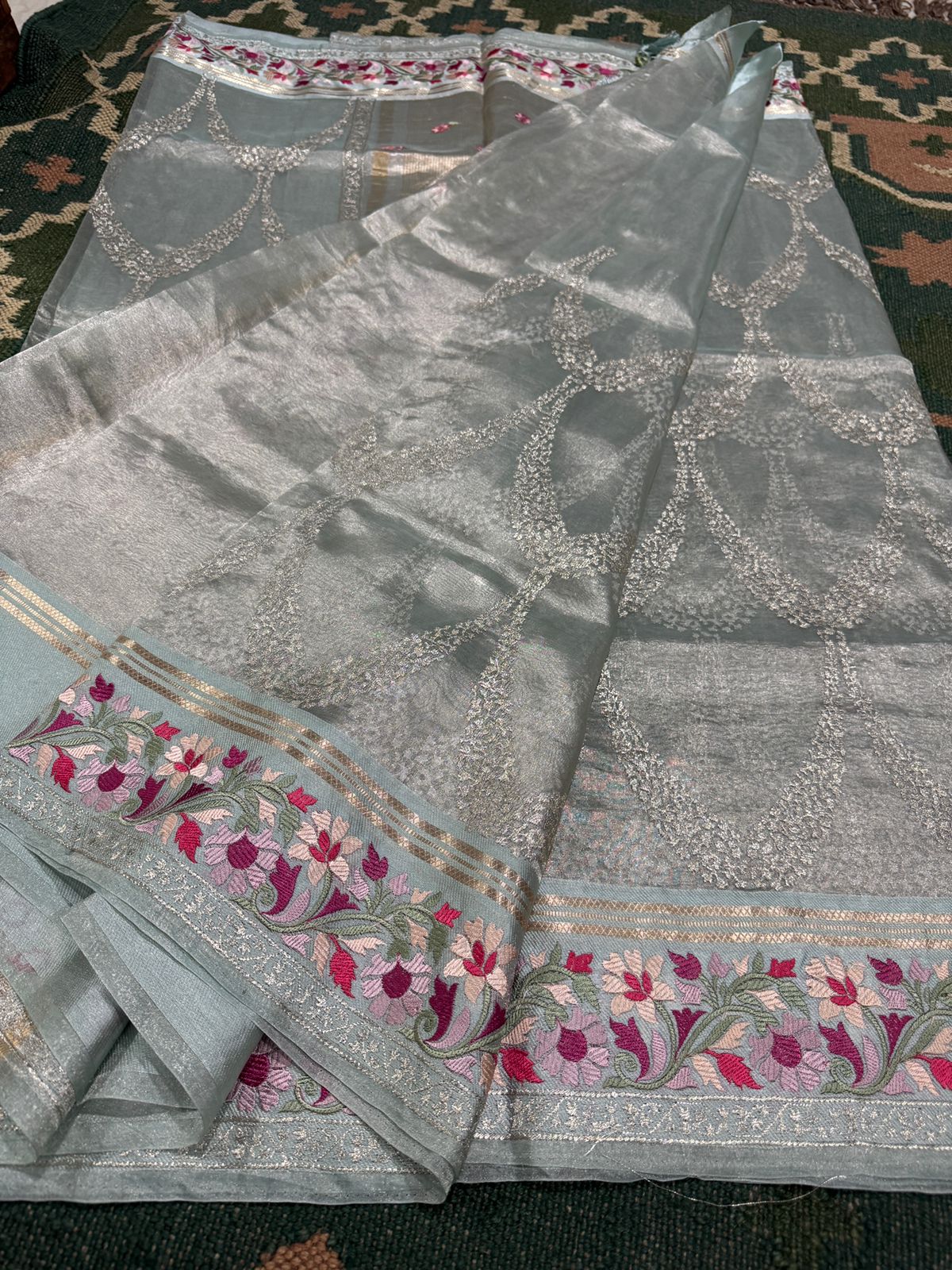 Exclusive Banarasi Soft Tissue Silk Saree