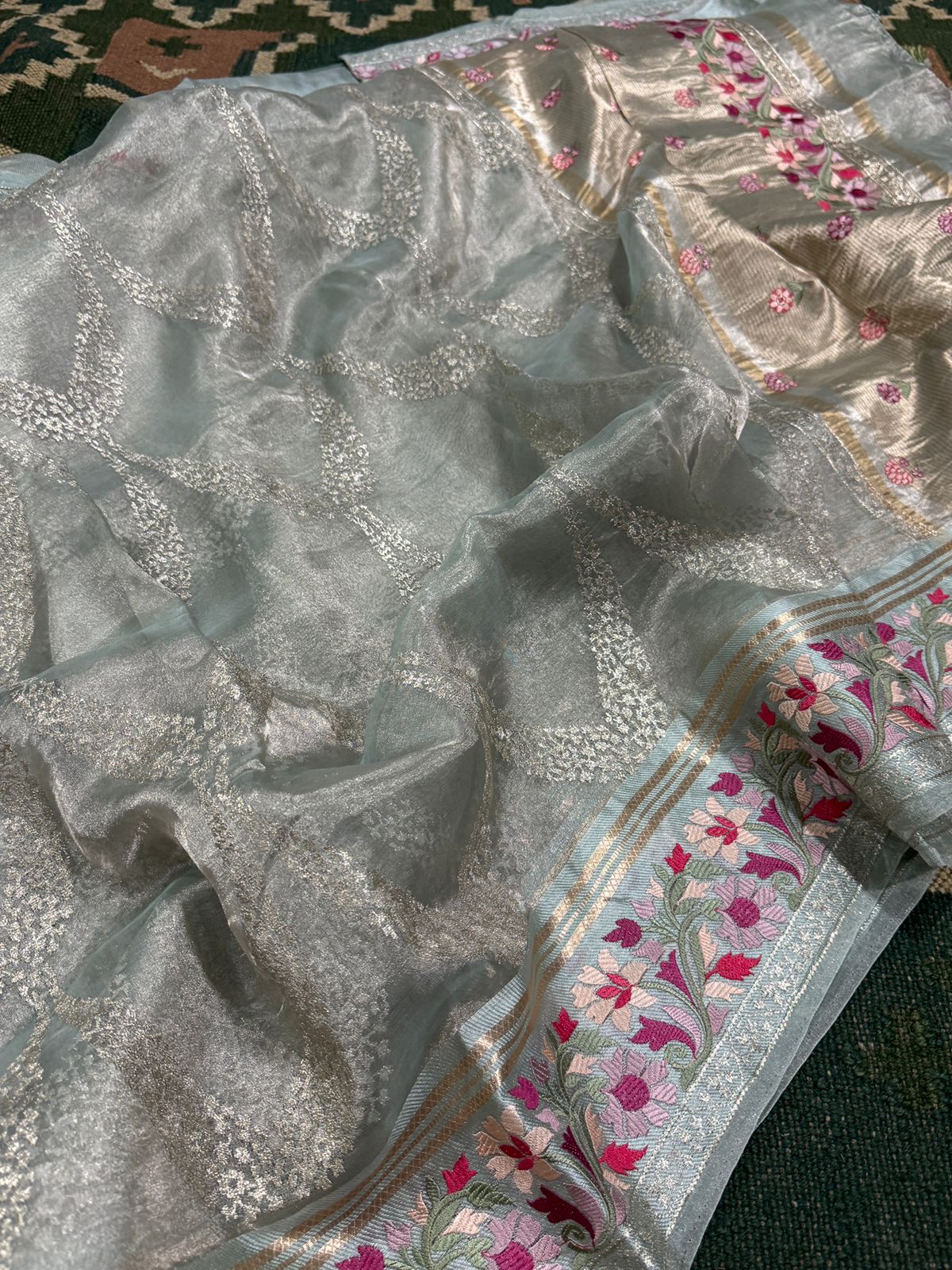 Exclusive Banarasi Soft Tissue Silk Saree