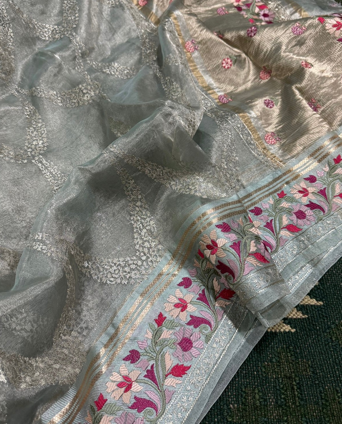 Exclusive Banarasi Soft Tissue Silk Saree