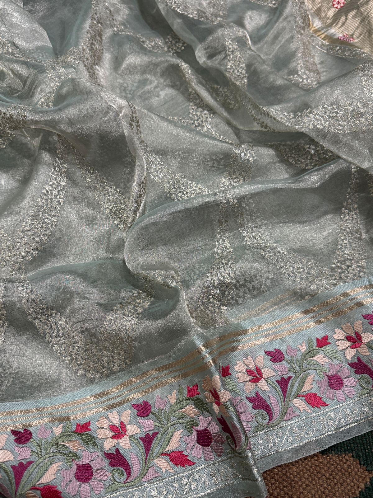 Exclusive Banarasi Soft Tissue Silk Saree