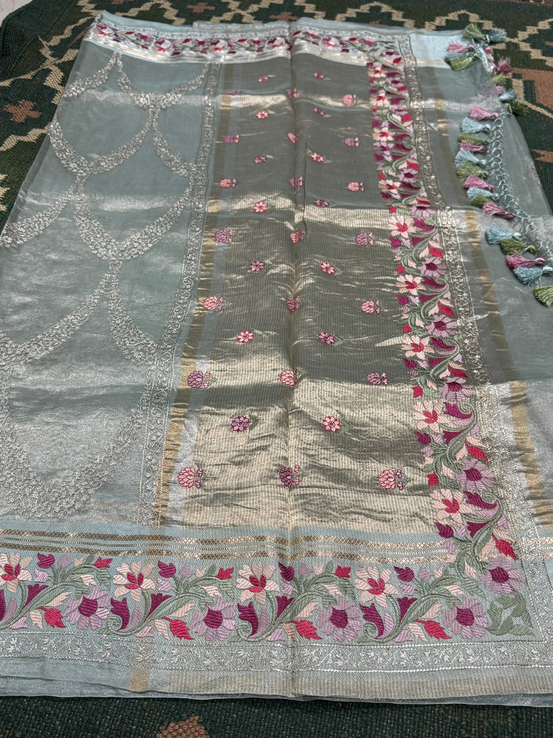Exclusive Banarasi Soft Tissue Silk Saree