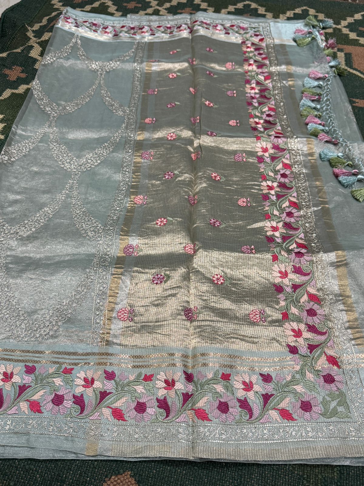 Exclusive Banarasi Soft Tissue Silk Saree