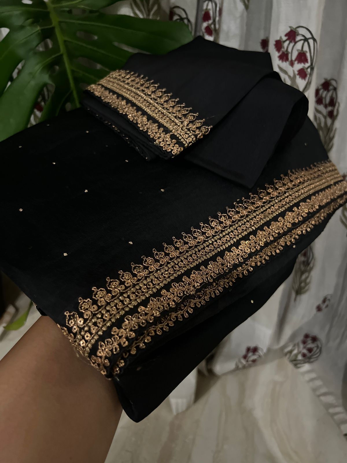 Pure Organza Saree With Embroidery Border