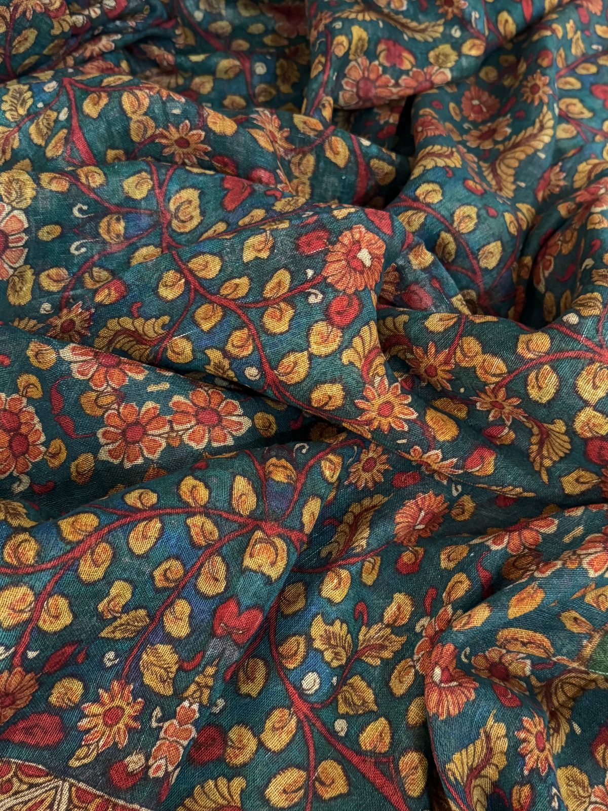 Pure Linen By Linen Digital Print Saree
