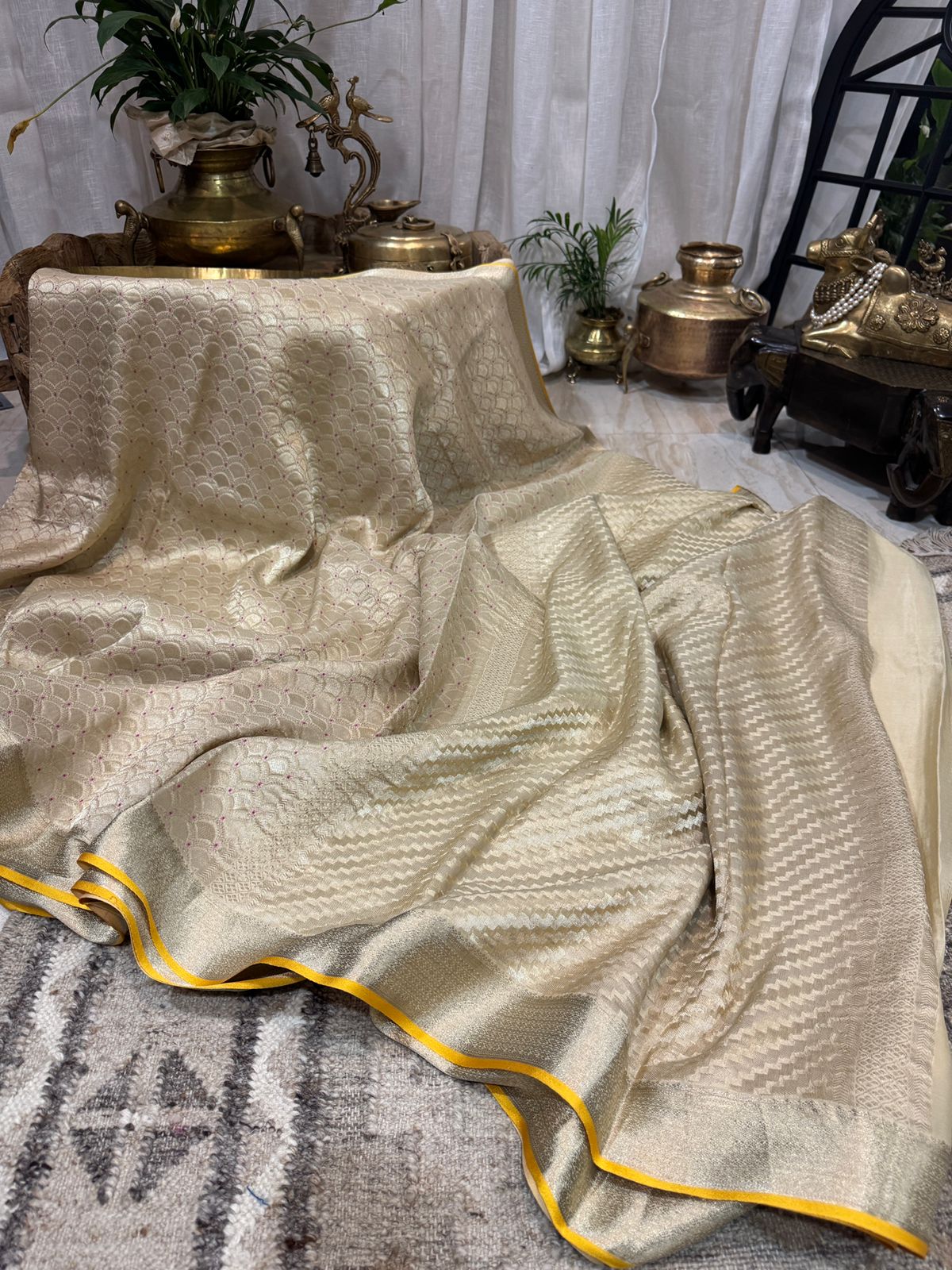 Pure Mysore Brocade Crepe Silk Saree