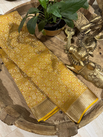 Pure Mysore Brocade Crepe Silk Saree