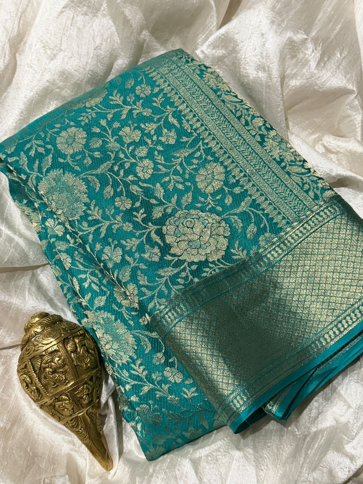 Pure Mysore Brocade Crepe Silk Saree