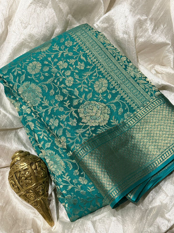 Pure Mysore Brocade Crepe Silk Saree