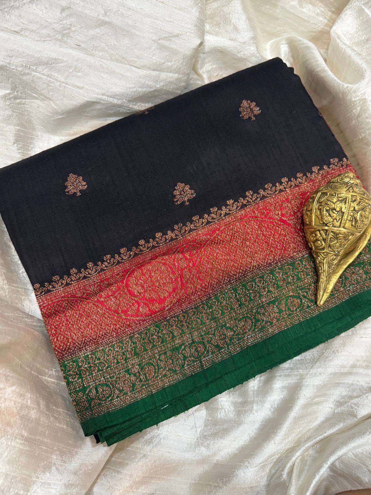 Pure Handloom Raw Silk Banarasi Saree