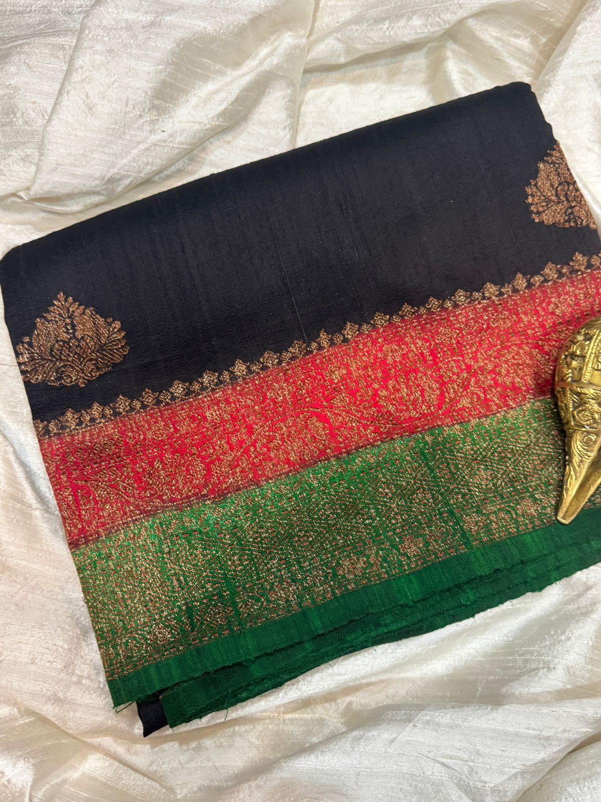 Pure Handloom Raw Silk Banarasi Saree