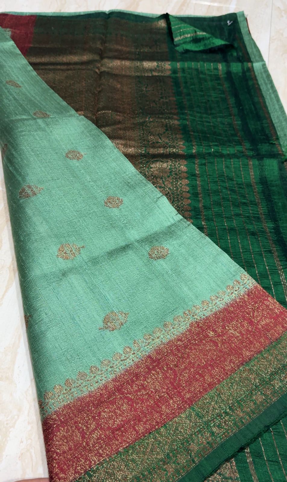 Pure Handloom Raw Silk Banarasi Saree