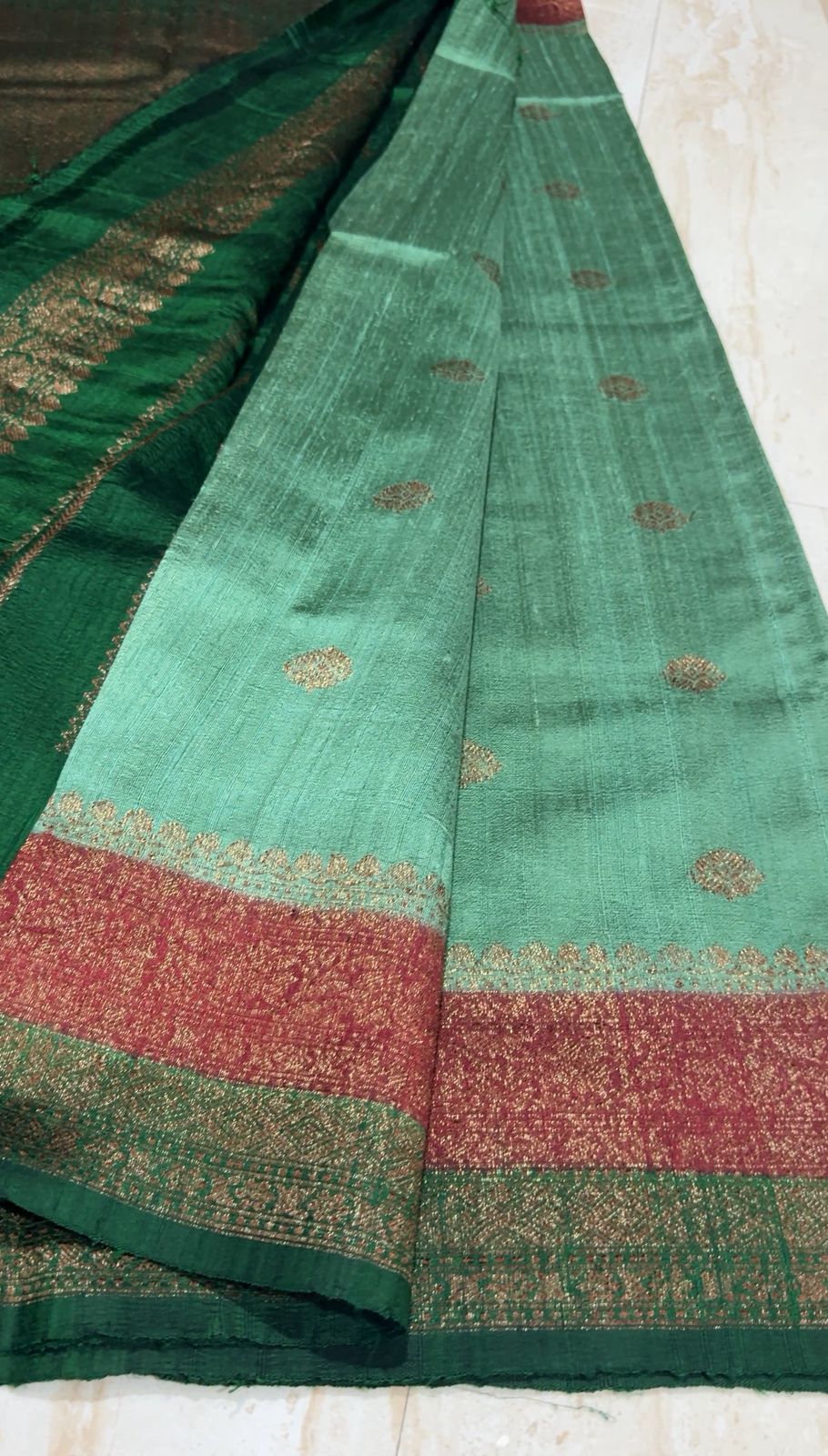 Pure Handloom Raw Silk Banarasi Saree