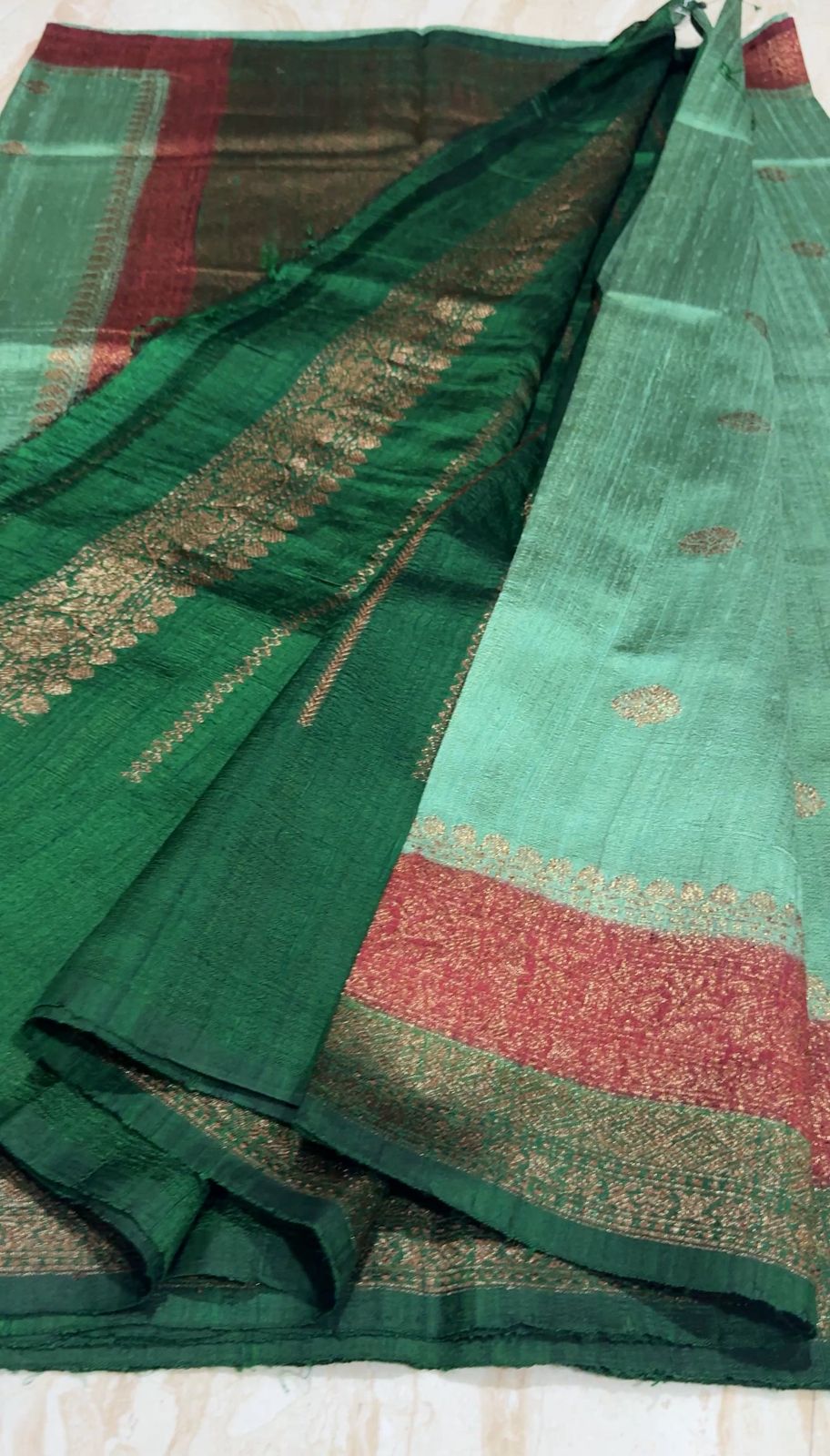 Pure Handloom Raw Silk Banarasi Saree